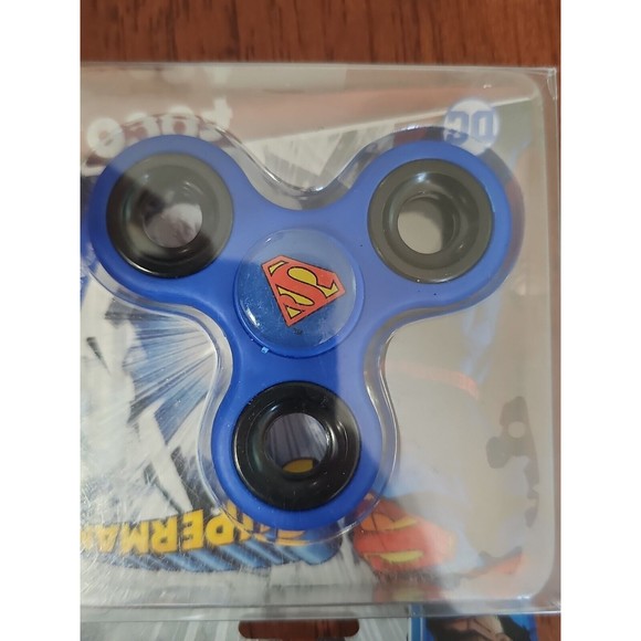 DC Comics Superman Fidget Spinner Blue/Red/Yellow FOCO - New - Picture 2 of 3
